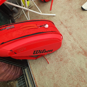 윌슨 빨간 테니스 가방