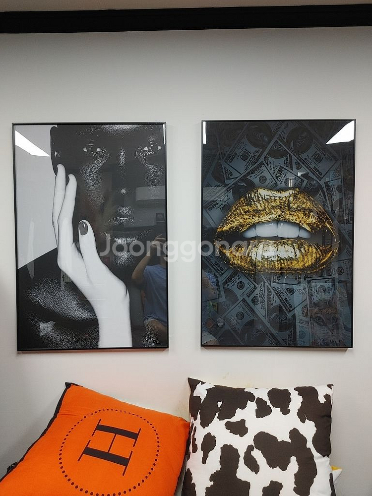 황금입술 그림 흑인그림 대형액자 그림액자 아크릴액자 팜--9