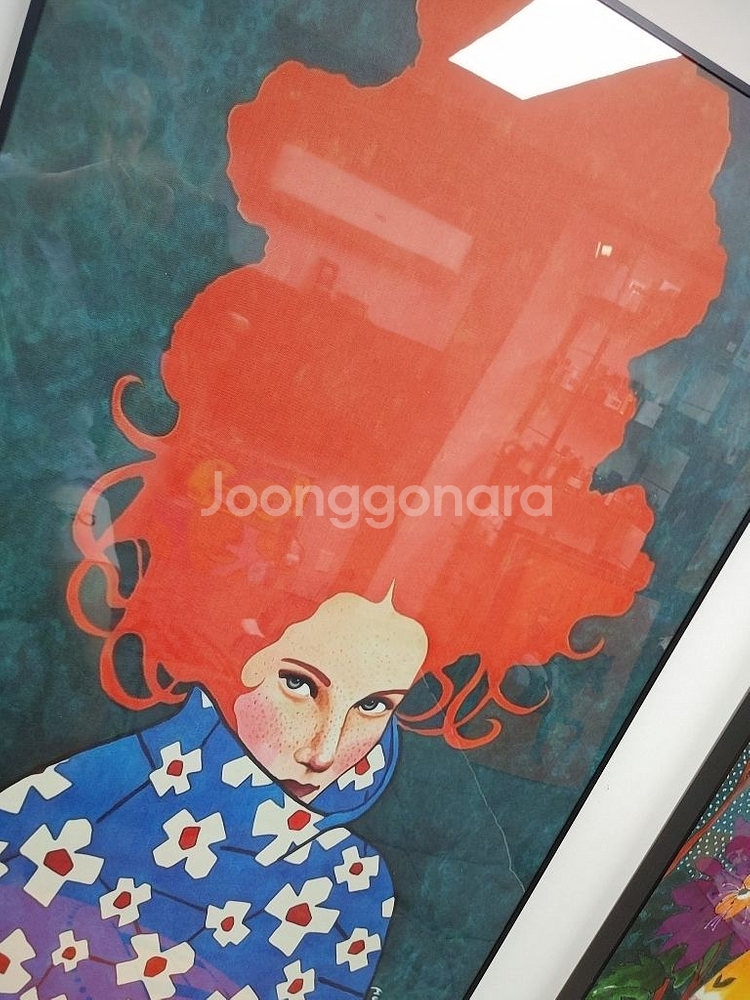 초대형액자 빨간머리여인 럭셔리액자 그림액자 팝아트그림팜--6