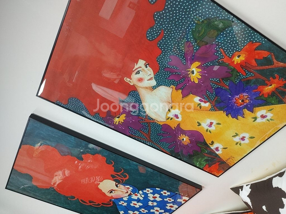 초대형액자 빨간머리여인 럭셔리액자 그림액자 팝아트그림팜--9
