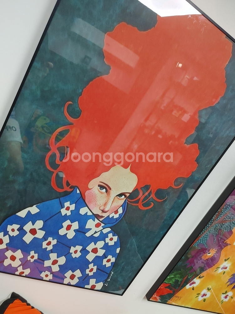 초대형액자 빨간머리여인 럭셔리액자 그림액자 팝아트그림팜--7