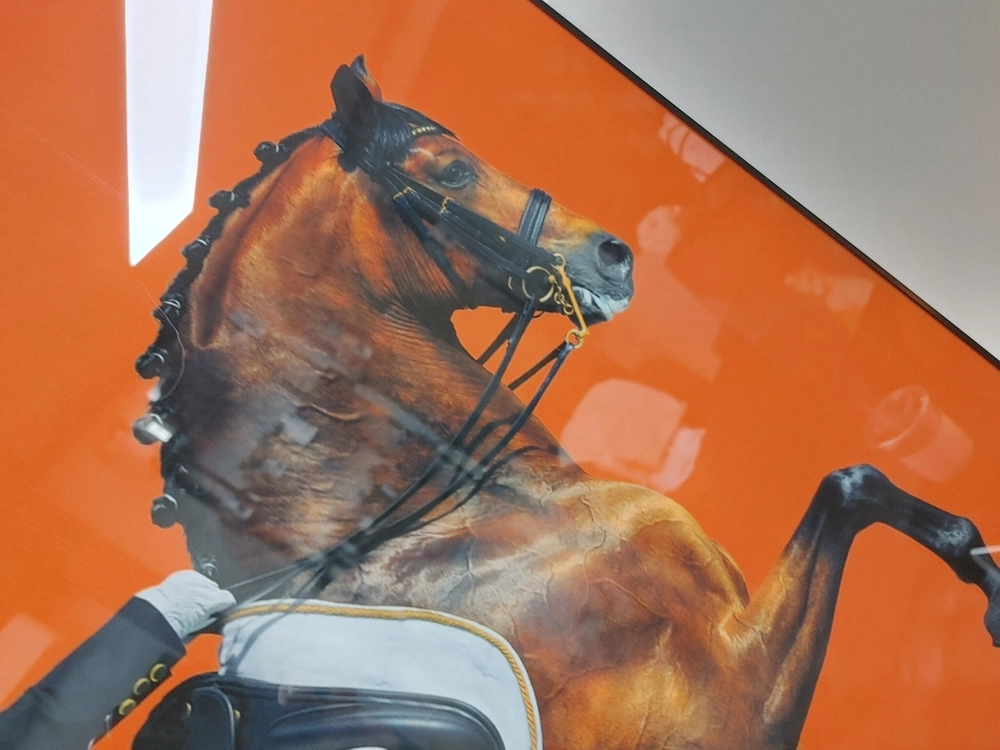 에르메스 풍 대형 말그림 승마그림 말액자 인테리어 소품 이미지