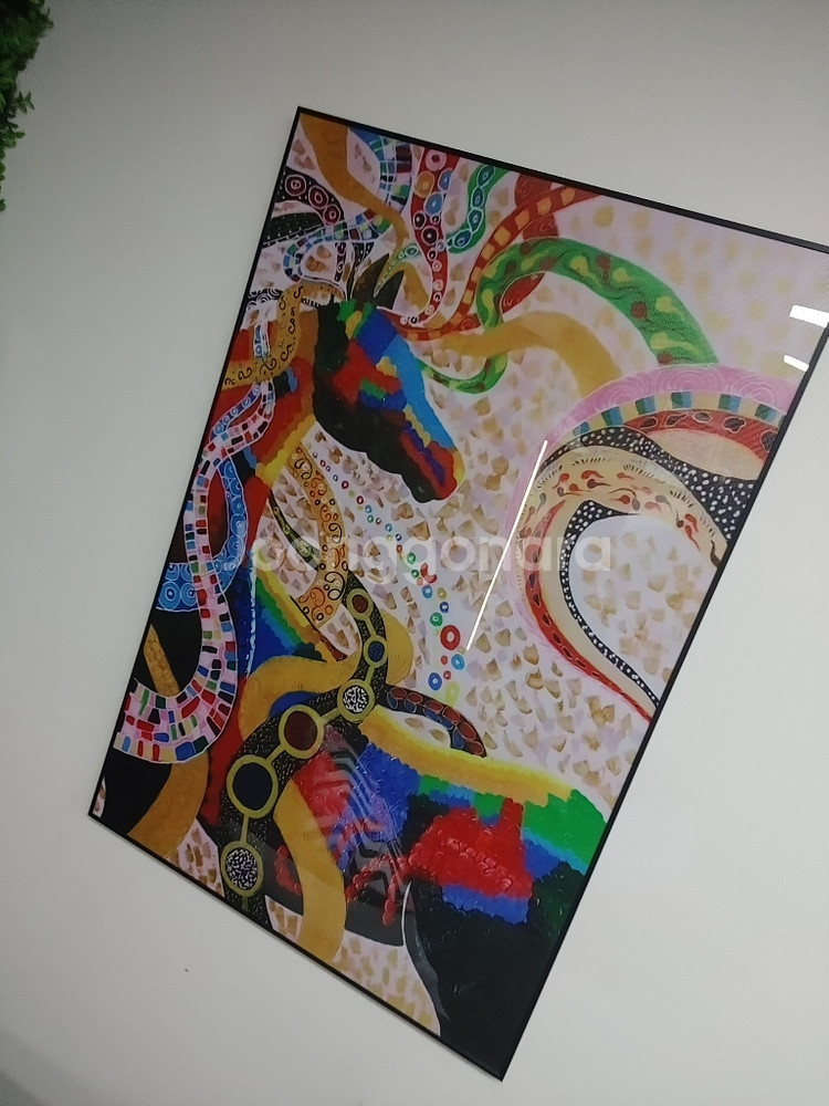 미쏘니 풍 인테리어용 말그림 풍수그림 그림액자 팝니다--3