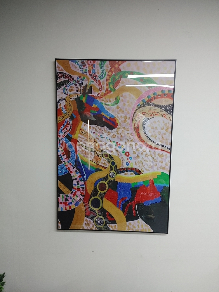 미쏘니 풍 인테리어용 말그림 풍수그림 그림액자 팝니다--1