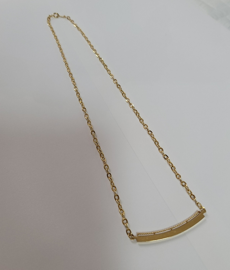 14K 골드 목걸이--1