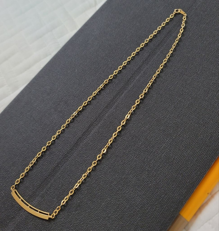 14K 골드 목걸이--5