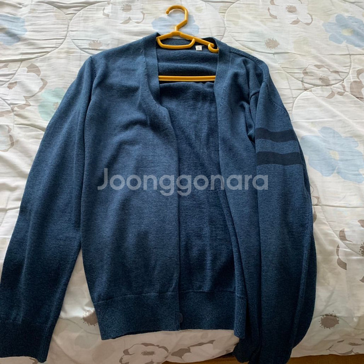 가디건 짙은 파란색--0