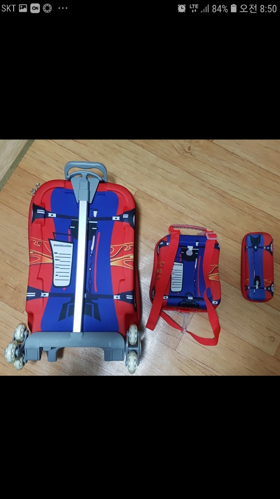 어린이 캐리어 3종 세트--1