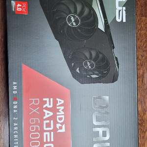 asus dual rx6600 8g 미개봉 팝니다