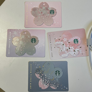 스타벅스 한정 카드 벚꽃 시리즈