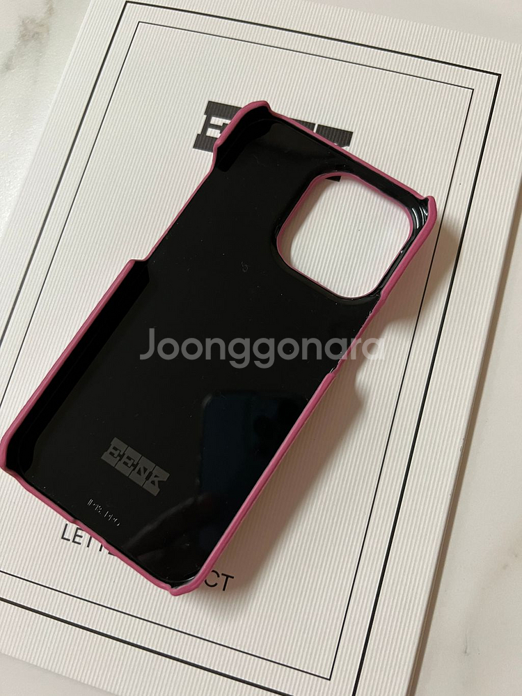 EENK 아이폰13프로 잉크 가죽케이스 정품 새제품급--1