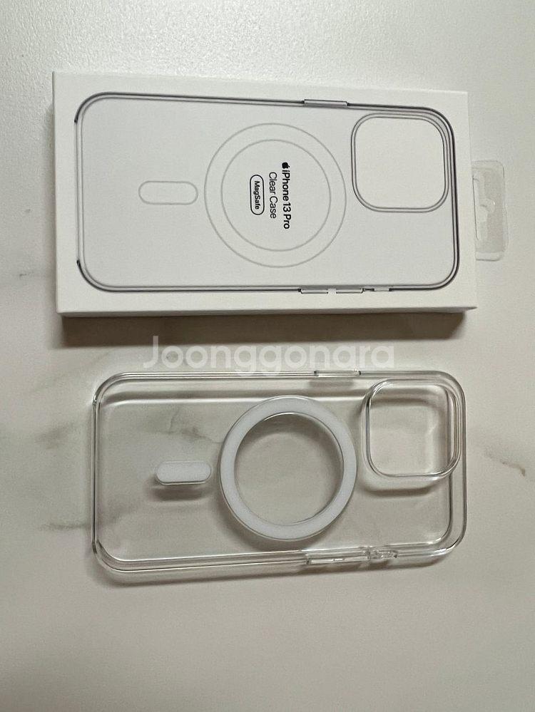 아이폰13프로 정품 맥세이프 투명케이스 새품급--0