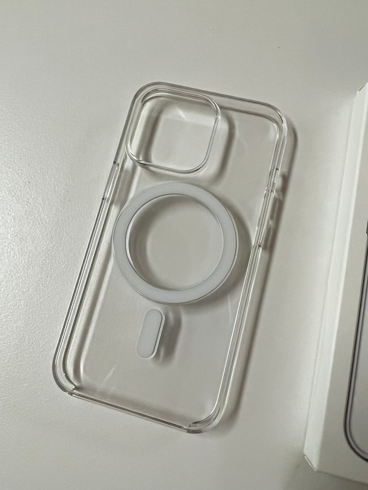 아이폰13프로 정품 맥세이프 투명케이스 새품급--1