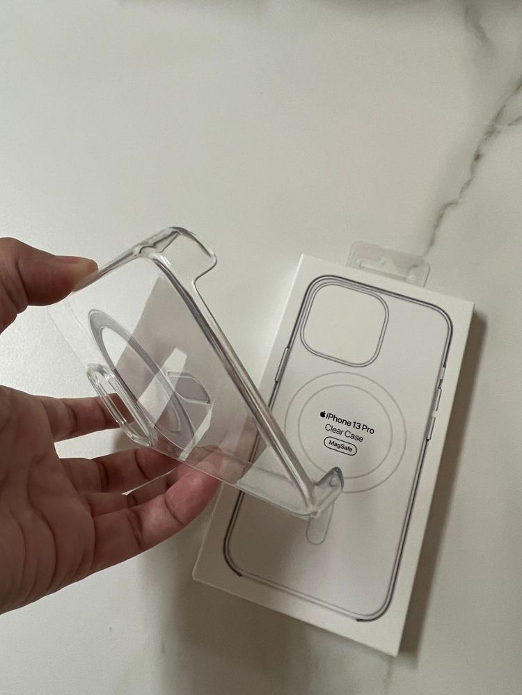 아이폰13프로 정품 맥세이프 투명케이스 새품급--2