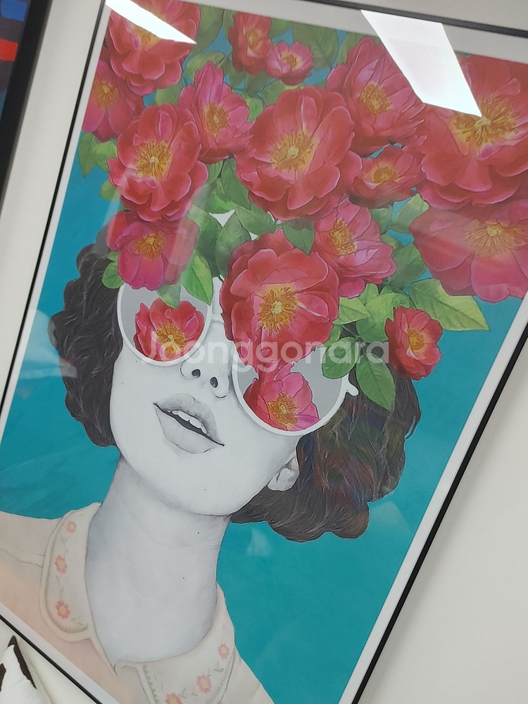기도하는여인 인테리어액자 대형액자 대형그림 그림액자 팜--8