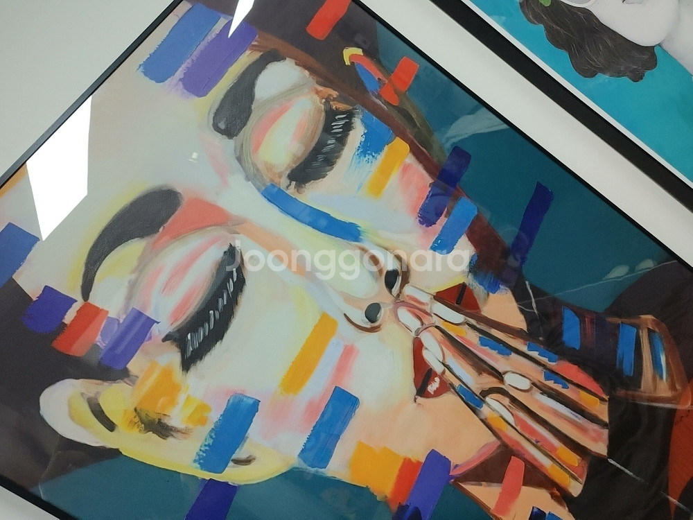 기도하는여인 인테리어액자 대형액자 대형그림 그림액자 팜--5