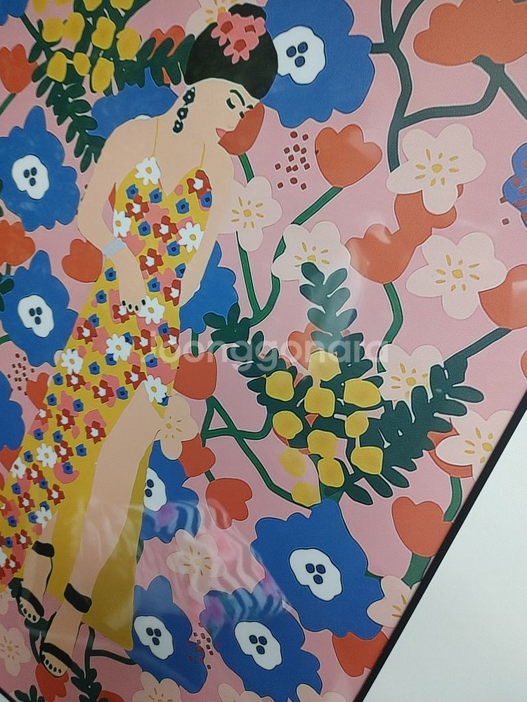 춤추는 꽃여인 인테리어액자 그림액자 팝아트액자 팝니다--2