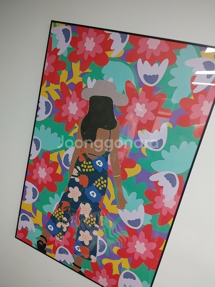 플라워여인 인테리어액자 그림액자 대형그림 팝아트액자 팜--5
