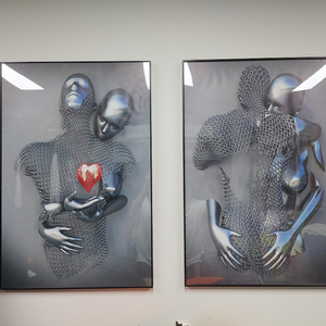 입체여인 인테리어액자 대형그림 그림액자 팝아트액자 팜