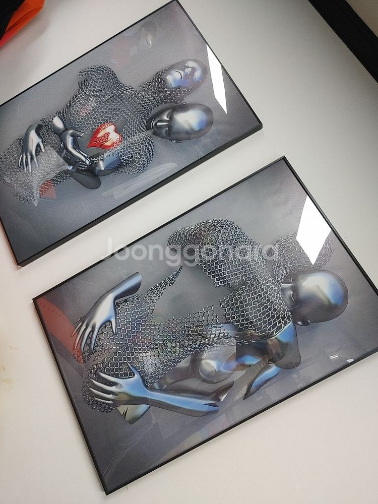 입체여인 인테리어액자 대형그림 그림액자 팝아트액자 팜--3