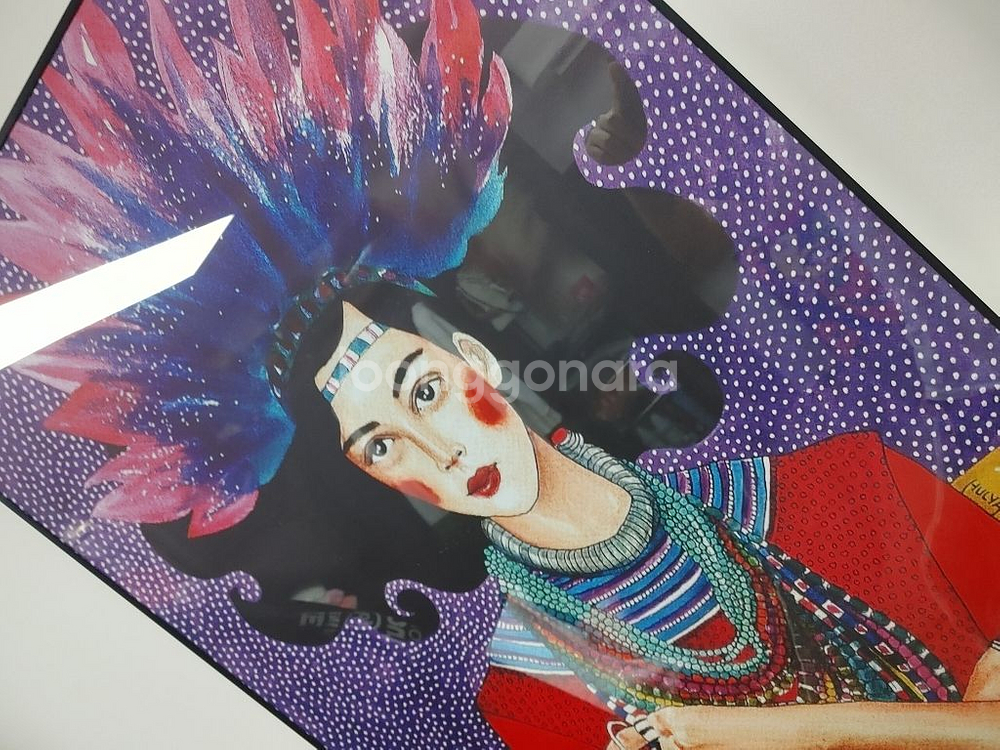 럭셔리여인 인테리어액자 대형액자 그림 액자 팝아트액자--9