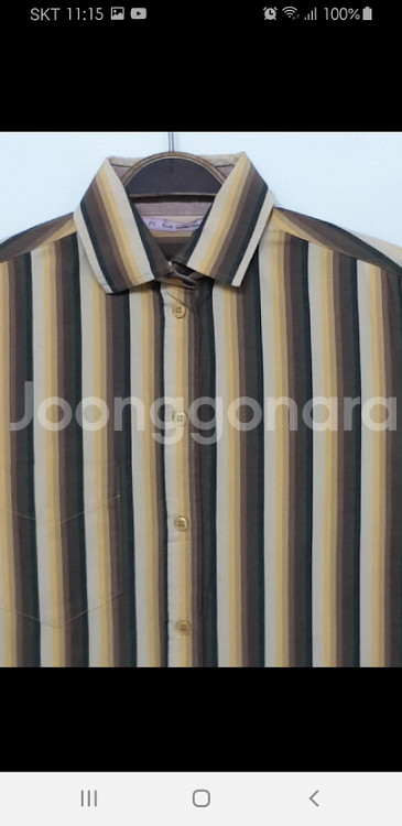 (M) 폴스미스 셔츠 스트라이프 남방 커프스--1