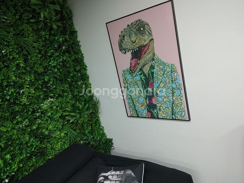 구찌 풍 티라노그림 공룡그림 인테리어액자 초대형액자 팜--4
