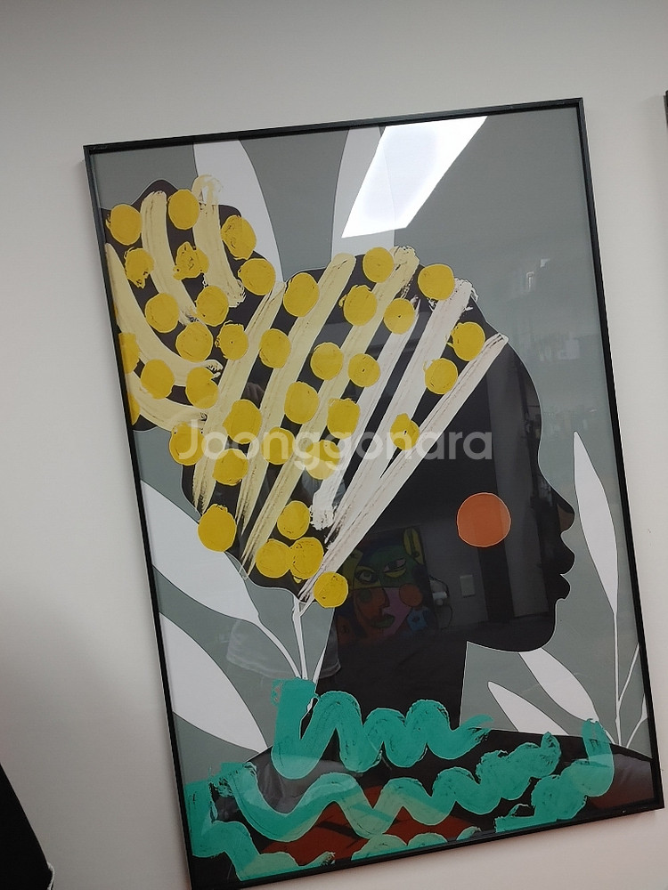 아프리카 풍 초대형그림 그림액자 대형액자 팝아트액자 팜--6