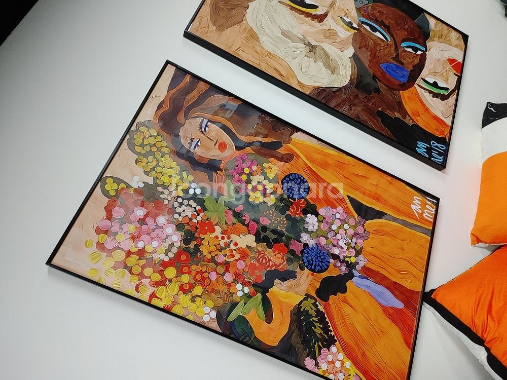 에르메스 풍 럭셔리그림 그림액자 대형그림 팝아트액자 팜--5