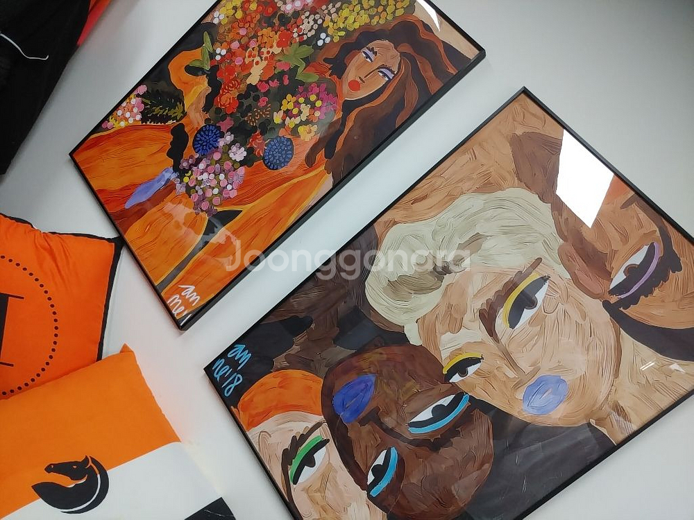 에르메스 풍 럭셔리그림 그림액자 대형그림 팝아트액자 팜--7