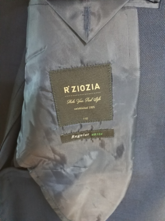 남성 지오지아 봄.가을 블레이져 (네이비.스판105)--4