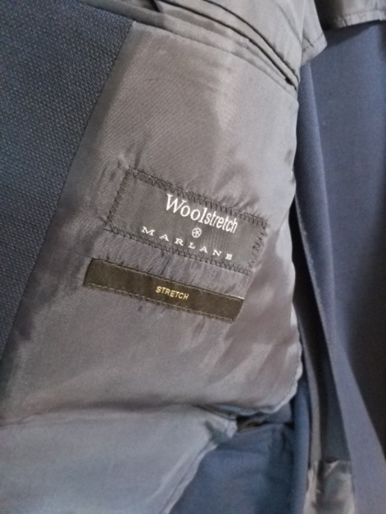 남성 지오지아 봄.가을 블레이져 (네이비.스판105)--5