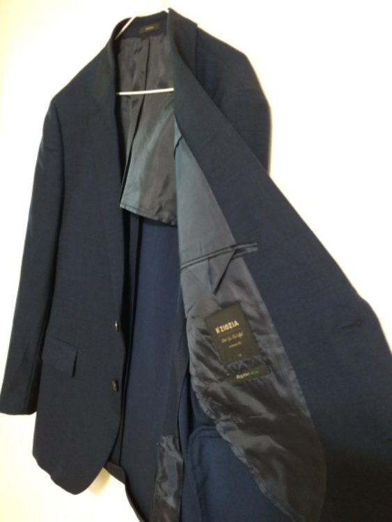 남성 지오지아 봄.가을 블레이져 (네이비.스판105)--3