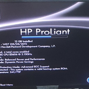HP Proliant DL320 Gen6 / Xeon