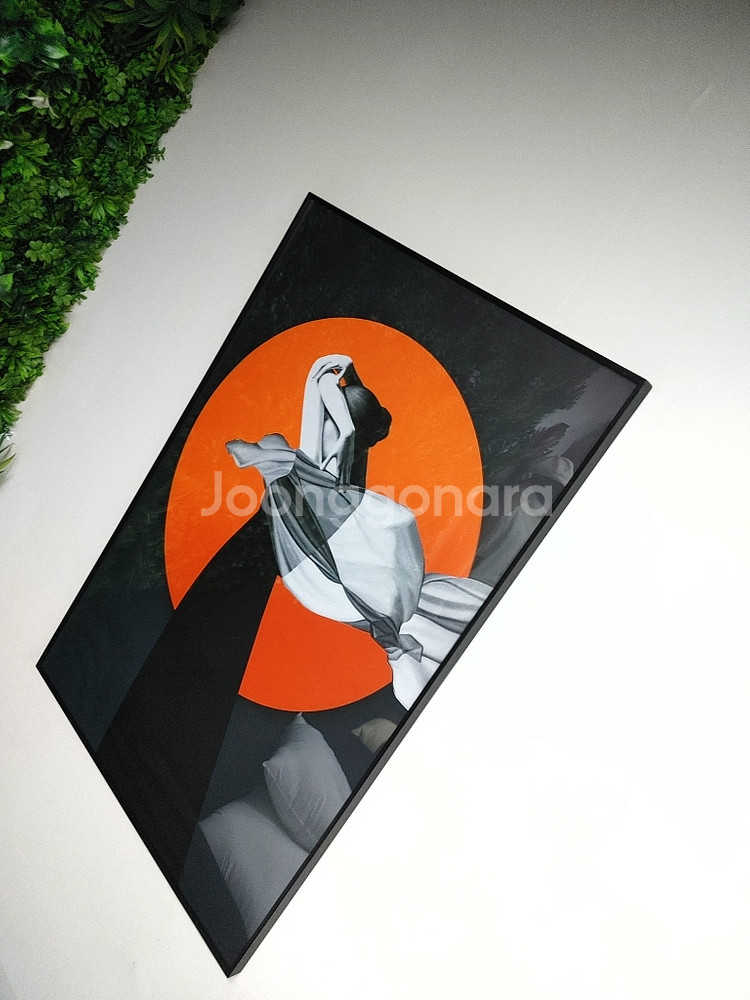 에르메스 럭셔리 여인 그림 액자 인테리어 소품 팝아트--6