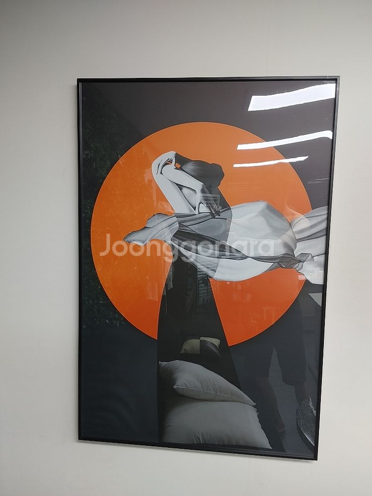 에르메스 럭셔리 여인 그림 액자 인테리어 소품 팝아트--3