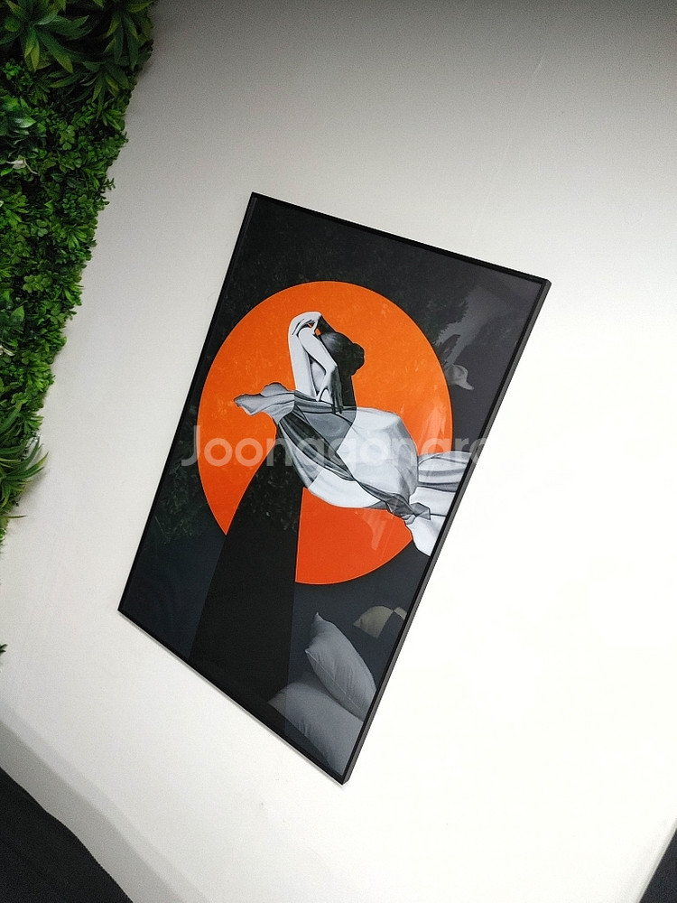 에르메스 럭셔리 여인 그림 액자 인테리어 소품 팝아트--5