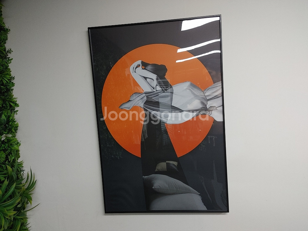에르메스 럭셔리 여인 그림 액자 인테리어 소품 팝아트--1