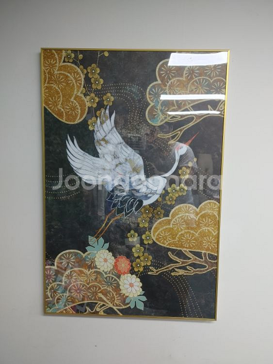 학그림 동물그림 그림 액자 인테리어 소품 대형 동양화--2