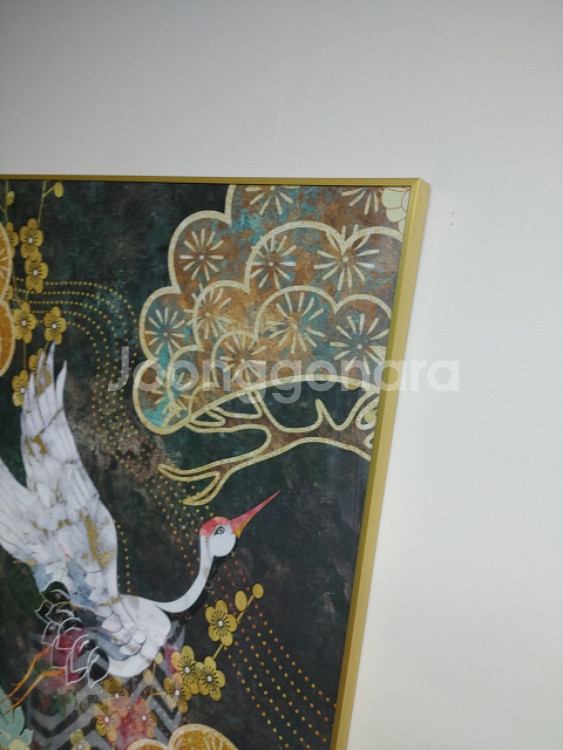 학그림 동물그림 그림 액자 인테리어 소품 대형 동양화--7