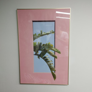 풍경액자 핑크사진 그림액자 인테리어액자 대형그림 팜
