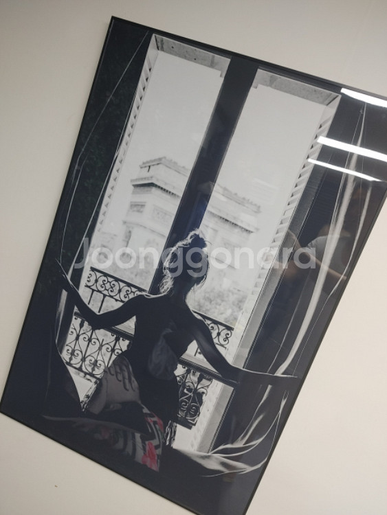 샤넬 풍 창문여인 초대형액자 그림 액자 인테리어 소품--5