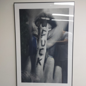 샤넬 풍 fuck 그림 액자 초대형액자 인테리어 소품