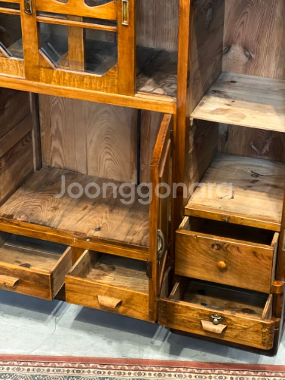 빈티지엔틱수입장식장,일본장식장,레트로장식장--7