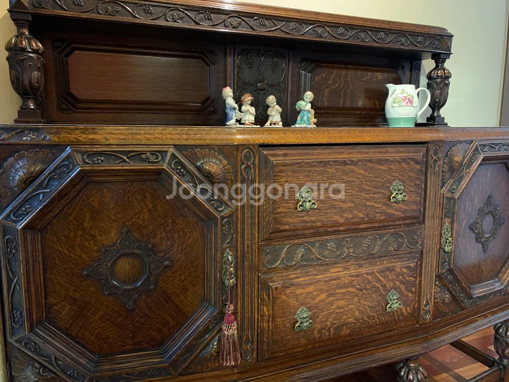 오리지널 영국 엔틱가구 콘솔 서랍장--3