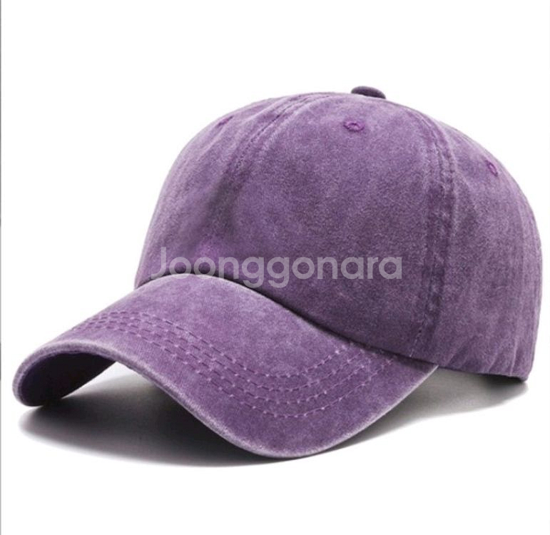 보라색 빈티지 모자--0