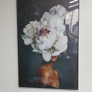 플라워여인 그림액자 인테리어액자 초대형액자 팝니다