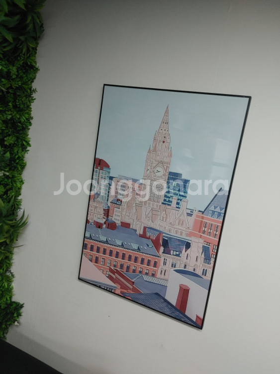 런던시계탑 유화그림 그림액자 인테리어액자 대형그림 팜--1