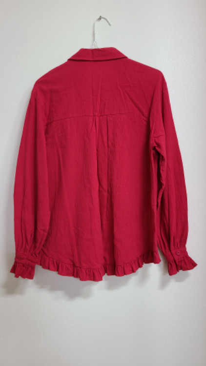 프릴 블라우스 66--1