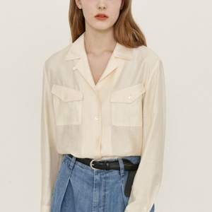 [새상품] 앤유 한라 HALLA 셔츠 크림(cream)